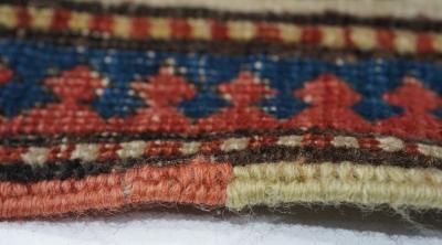 Antique Kazak Rug 3 1 x 7 7 