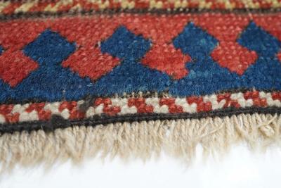 Antique Kazak Rug 3 1 x 7 7 