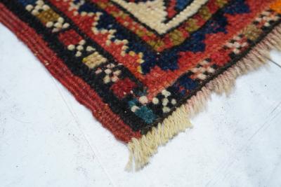 Antique Kazak Rug 3 10 x 9 5 