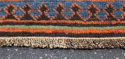 Antique Kazak Rug 3 11 x 8 1 