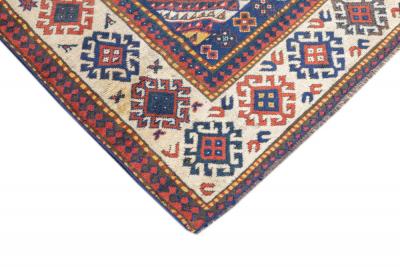 Antique Kazak Rug 3 4 x 6 2 