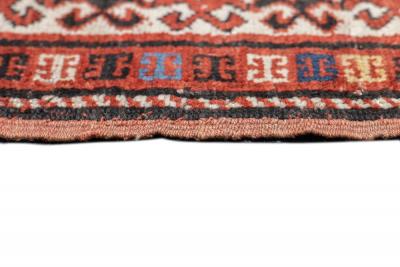 Antique Kazak Rug 3 7 x 5 6 