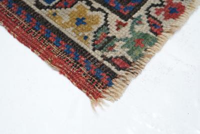 Antique Kazak Rug 3 9 x 7 7 