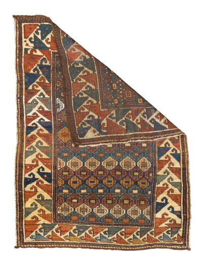 Antique Kazak Rug 31 x 43