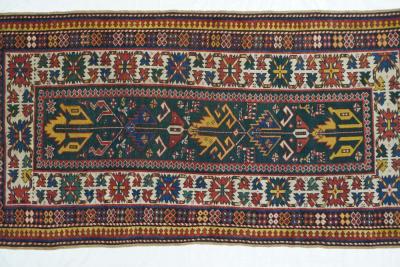 Antique Kazak Rug 33 x 64