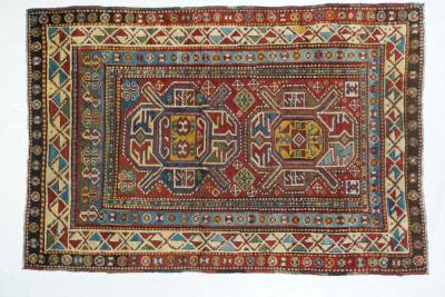 Antique Kazak Rug 4 0 x 5 10 