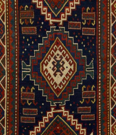 Antique Kazak Rug 4 2 x 7 8 