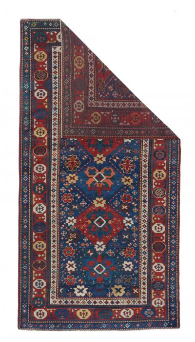 Antique Kazak Rug 4 2 x 8 0 
