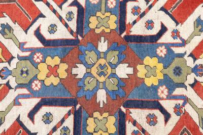Antique Kazak Rug 4 3 x 6 8 