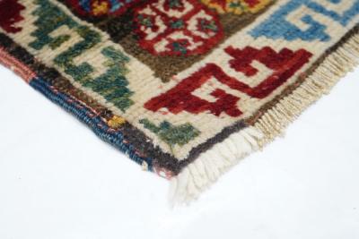 Antique Kazak Rug 4 3 x 8 7 