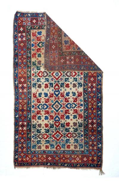 Antique Kazak Rug 4 4 x 7 7 