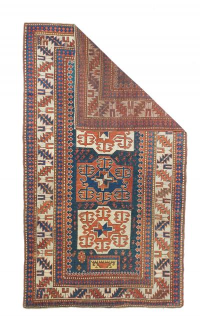 Antique Kazak Rug 4 5 x 7 8 