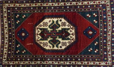 Antique Kazak Rug 5 10 x 9 8 