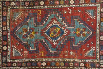 Antique Kazak Rug 5 4 x 8 1 