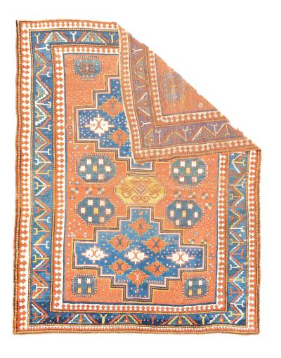 Antique Kazak Rug 58 x 79