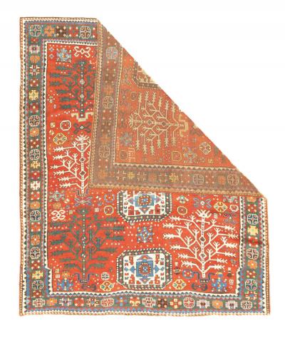Antique Kazak Rug 6 4 x 7 5 