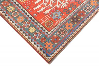 Antique Kazak Rug 6 4 x 7 5 