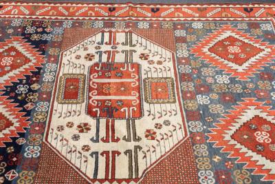 Antique Kazak Rug 6 8 x 7 11 