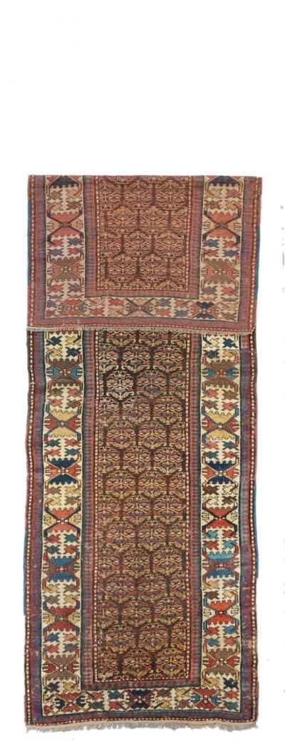 Antique Kazak Runner 3 6 x 10 9 