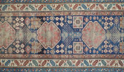 Antique Kazak Runner 3 6 x 10 9 