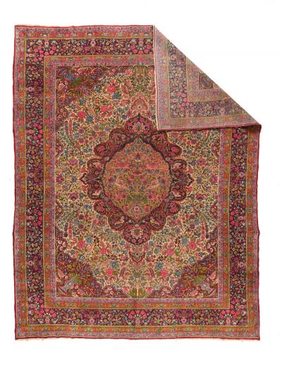 Antique Kerman Rug 10 0 x 13 4 