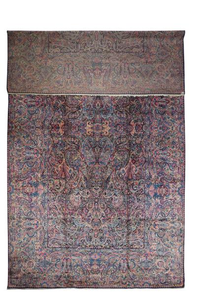 Antique Kerman Rug 10 7 x 19 2 