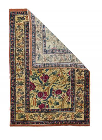 Antique Kerman Rug 4 0 x 5 9 