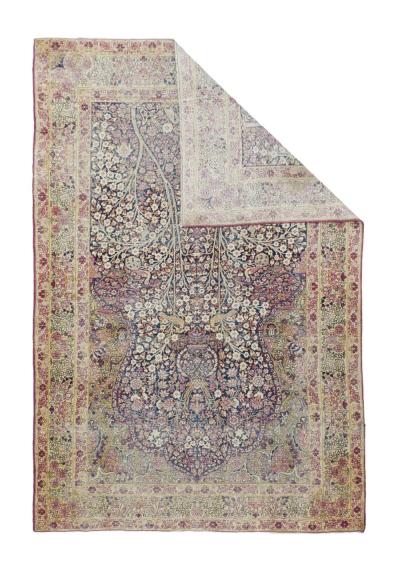 Antique Kerman Rug 4 3 x 6 6 
