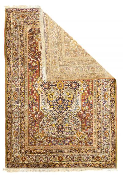 Antique Kerman Rug 4 5 x 6 3 