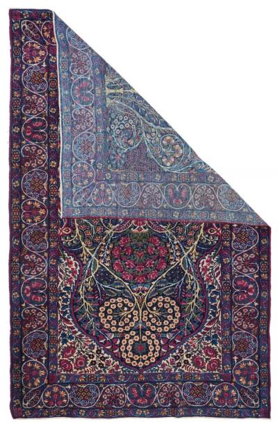 Antique Kerman Rug 57 x 87
