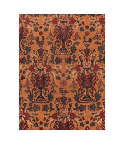 Antique Kerman Rug 8 10 x 11 11 