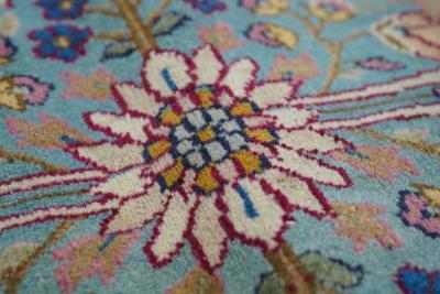 Antique Kerman Rug 9 1 x 12 0 