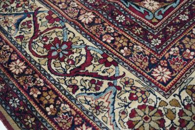 Antique Kerman Rug 9 8 x 14 6 