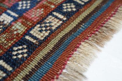 Antique Khamseh Rug 5 0 x 9 5 