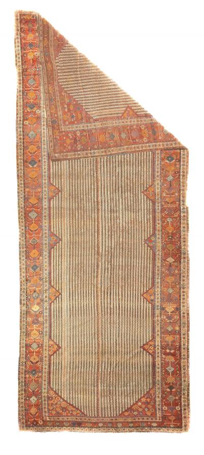 Antique Khamseh Rug 64 x 159