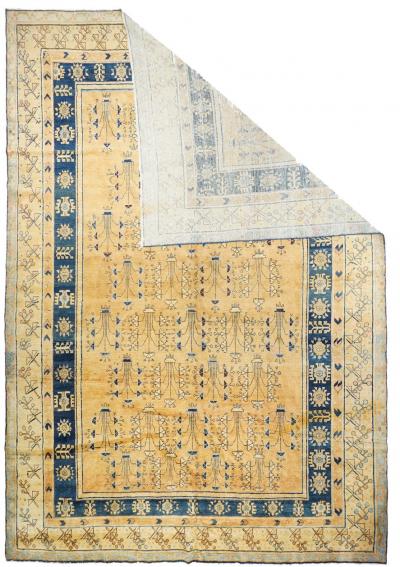 Antique Khotan Rug 8 10 x 13 5 