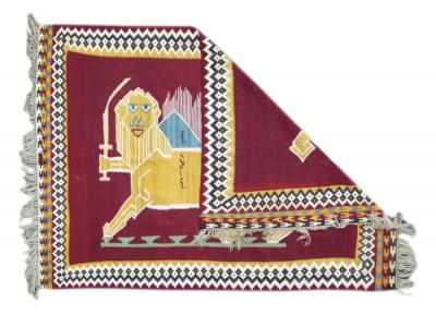 Antique Kilim Rug 5 8 x 7 11 