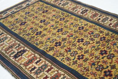 Antique Kuba Rug 3 2 x 4 7 