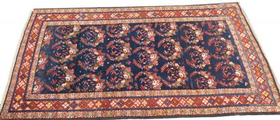 Antique Kuba Rug 3 2 x 4 9 