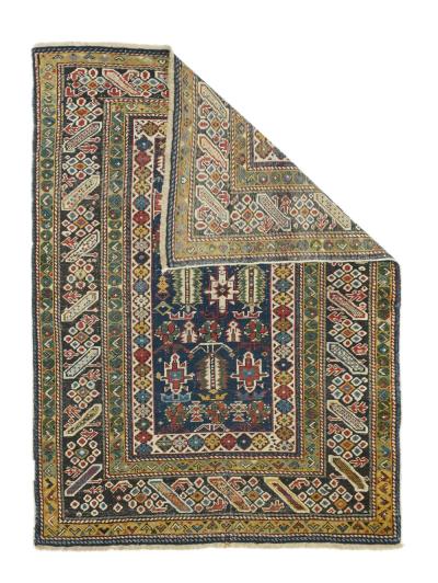 Antique Kuba Rug 3 4 x 4 8 