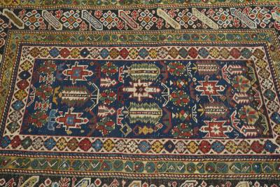 Antique Kuba Rug 3 4 x 4 8 