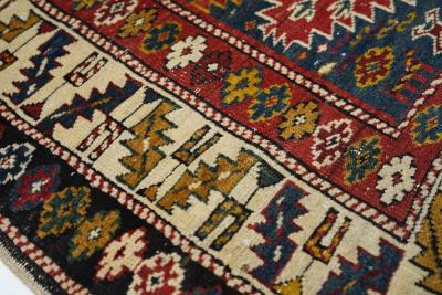 Antique Kuba Rug 3 8 x 5 0 