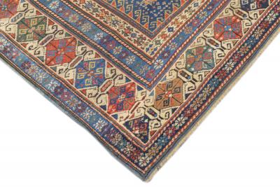 Antique Kuba Rug 4 0 x 4 9 