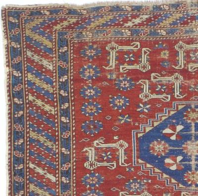 Antique Kuba Shirvan Rug 5 1 x 6 8 
