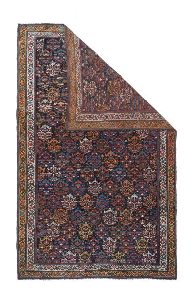 Antique Kurdish Rug 4 7 x 7 6 