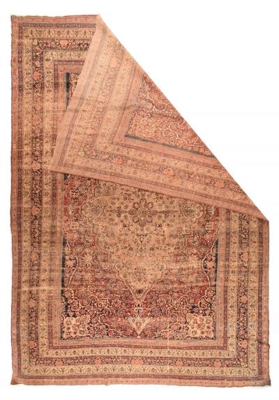 Antique Lavar Kerman Rug 122 x 1911