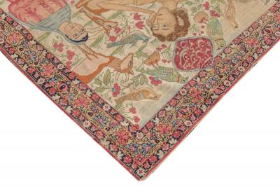 Antique Lavar Kerman Rug 32 x 46