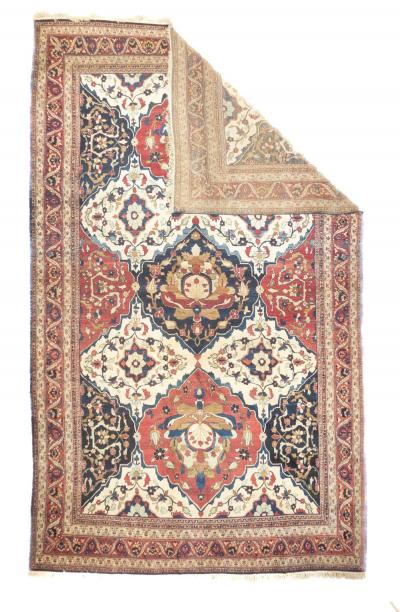 Antique Lavar Kerman Rug 8 11 x 14 9 