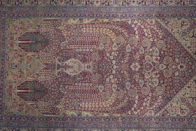 Antique Lavar Kerman Rug 9 11 x 15 10 