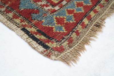 Antique Lezgi Rug 4 0 x 6 9 